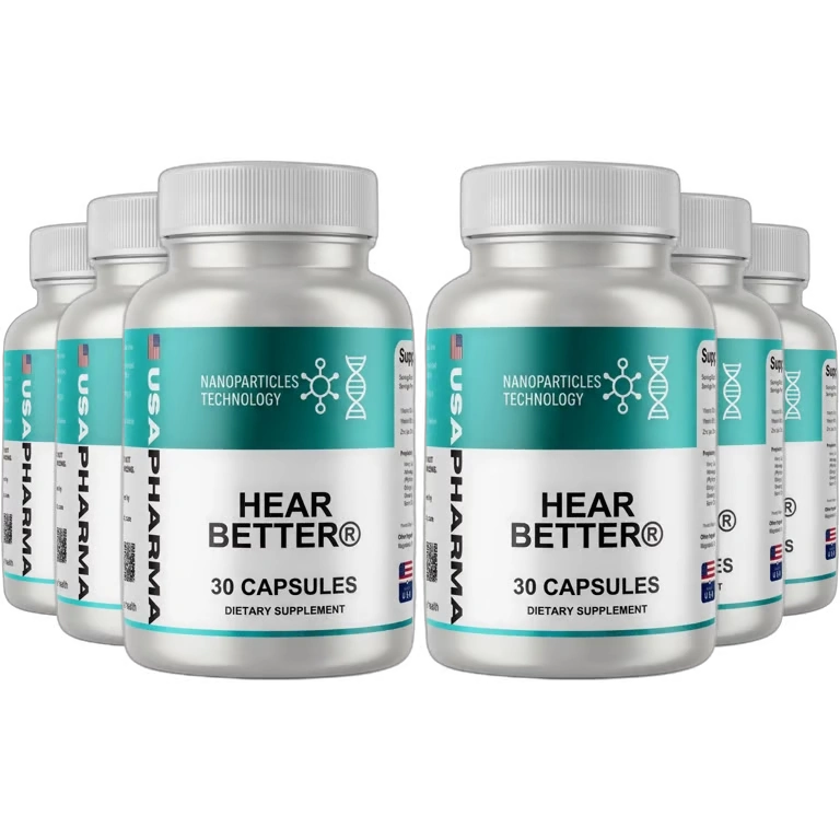 HearBetter 6 Bottle Package - Weight Loss Supplement Bundle